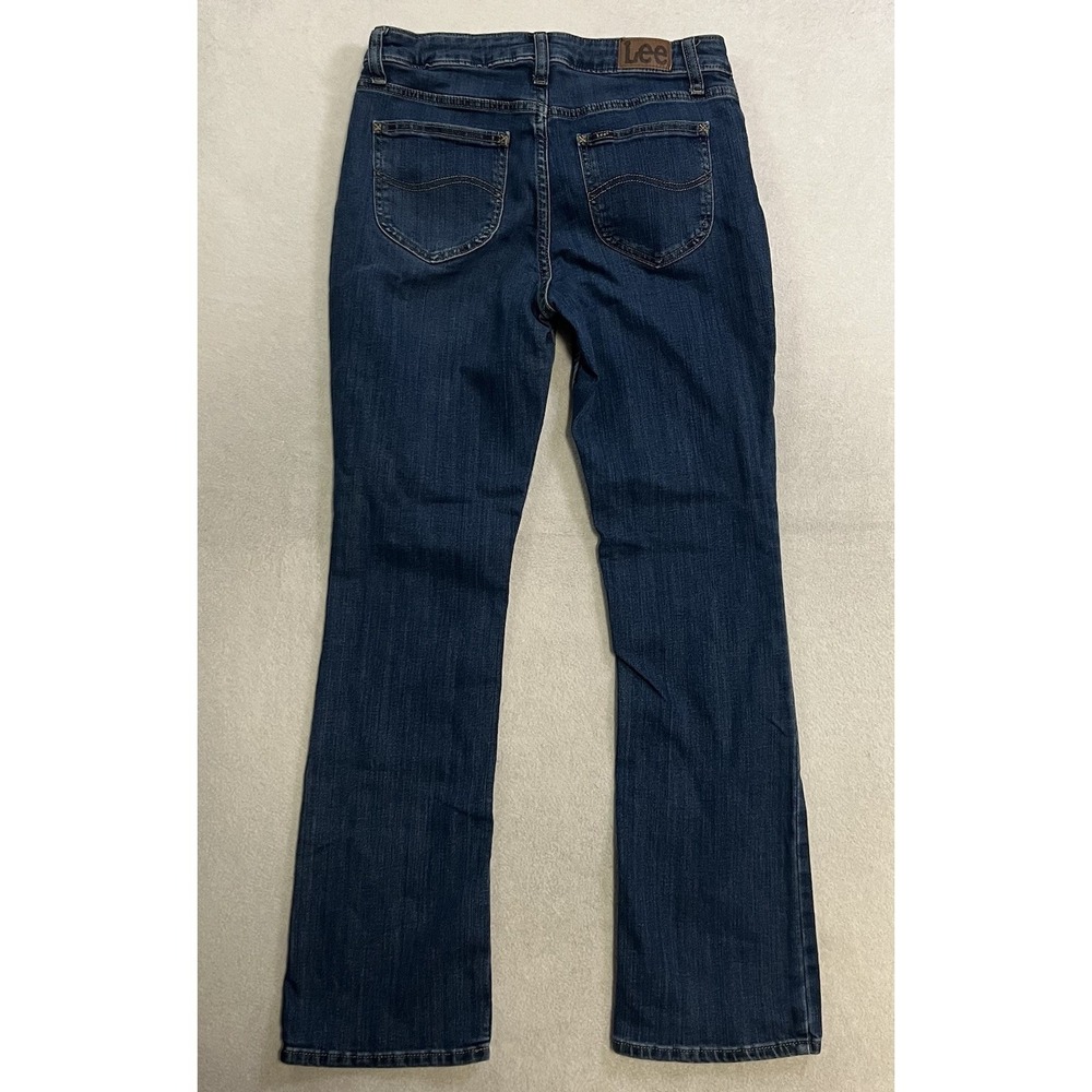 Lee Women's Denim Bootcut Jeans Stretch Regular Fit Size 10M